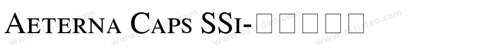 Aeterna Caps SSi字体转换